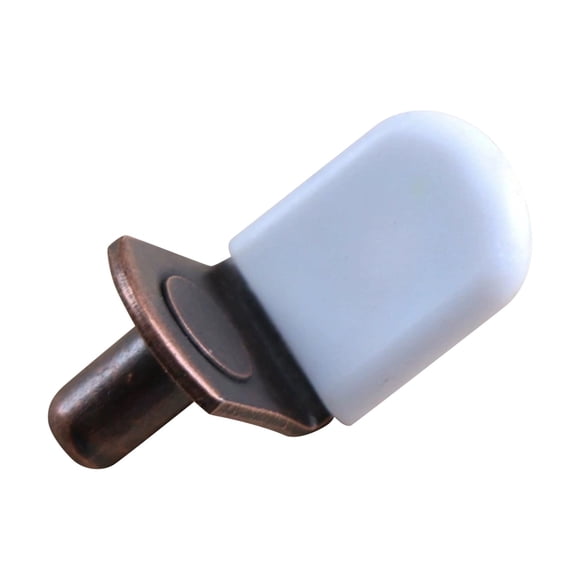 1Pc Shelf Pin,L Shaped Shelf Support with White Rubber Sleeve Cabinet Metal Shelf Holder Bracket for Kitchen Bookshelves Furniture Shelves