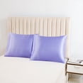 thumbnail image 2 of Silk Pillowcase for Hair and Skin Simulated Silk Pillowcase for Hair and Skin - Simulated Silk Pillowcase 2 Sets 20X26 Inches with Envelope Closure, Gift for Women Men, 2 of 5