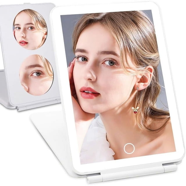 Miroir de Meuble-Lavabo Portable Éclairé avec
