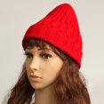 thumbnail image 2 of XZNGL Cute Winter Hats for Women Fashion Women Warm Cute Pacifier Cap Shape Winter Plus Solid Slouchy Knit Hat Knit Hats for Women Winter Warm Hats for Women Winter Plus Size Fashion for Women, 2 of 4