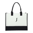 thumbnail image 1 of Canvas Beach Bag With Adjustable Crossbody Strap And Matching Makeup Bag For Women Birthday Gift, 1 of 1