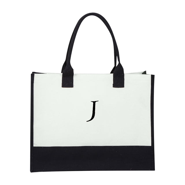 Canvas Beach Bag With Adjustable Crossbody Strap And Matching Makeup Bag For Women Birthday Gift