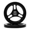thumbnail image 1 of Langgg Folding Bike Easy Wheel EZ Wheels for Traveling Rack Black, 1 of 9