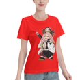 thumbnail image 2 of T-Shirt Basique à Manches Courtes pour Femmes Demon Slayer : Koiju et Nidouzi, 2 of 6