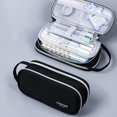thumbnail image 4 of tredstone Linen Durable Pen Bag With Six Layers Of Classified Storage For Easy Organization Large Pencil Case green, 4 of 6
