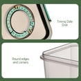 thumbnail image 4 of LSLJS Airtight Cereal Storage Container with Lids, Clear Airtight Kitchen Food Storage Container for Grain, Sugar, Flour, Rice, Nut, Snacks, Decorative Boxs, 4 of 9