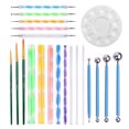 thumbnail image 1 of 25PCS Dotting Tool Set Creative Assorted Painting Rock Set Mandala Tool Kit, 1 of 9