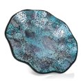 thumbnail image 3 of WHOLE HOUSEWARES Plaque de Fleurs, Bleu Multi 13.8 D X 1.8 H. Plateaux de Service, 3 of 6