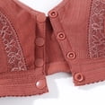 thumbnail image 3 of MIASHUI Bras for Women No Steel Ring Front Close Bra T Back Plus Size Seamless Unlined Bra for Large Bust, 3 of 4