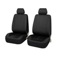thumbnail image 1 of PU Leather Car Seat Covers, Washable Front Rear Seat Covers, Classic Waterproof Protector for Vehicles Suvs Car Accessories Black, 1 of 7