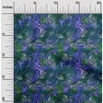 thumbnail image 2 of oneOone Viscose Chiffon Medium Blue Fabric Abstracts Fabric For Sewing Printed Craft Fabric By The Yard 42 Inch Wide, 2 of 4