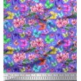 thumbnail image 1 of Soimoi Modal Satin Fabric Biscuit Food Decor Fabric Printed Yard 42 Inch Wide, 1 of 3