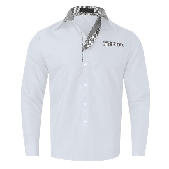 Ketyyh-chn99 Mens Polo Shirt 2024 Beach Summer Tops Shirts Short-Sleeve Button-Down Shirt White,4XL