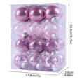 thumbnail image 2 of RKSTN Fall Decorations for Home 24PCS Christmas Tree Ornament Pendant Party Supplies Tree Hanging Plastic Ball Decorations, 2 of 2