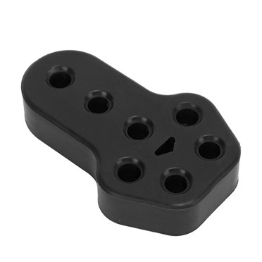 Universal Car Exhaust Hanger Bushing Rubber Insulator Mount Bracket 7 Holes 12mm Dia High Density, Easy to Install, Perfect Replacement for Car Exhaust Systems