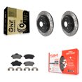 thumbnail image 1 of Transit Auto Rear Coated Drilled Slotted Disc Brake Rotors and Semi-Metallic Pads Kit for Car Mercedes-Benz ML350 GLE350 ML250 GLE300d KDS-100820, 1 of 11