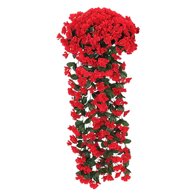 Wall Decorations for Living Room Simulated Violet Wall Hanging Wedding Home Decoration Simulated Living Room Ceiling Decoration Plastic Packaging Plants Home Decorations for Living Room