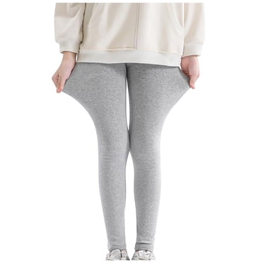 RXIRUCGD Toddler Kids Comfortable Leggings For Girls Leggings Great For Softness And Breathability Pants( Gray, Size:3 Years )