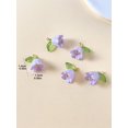 thumbnail image 3 of 10pcs/set Fashionable Pink Gradient Flower Beads For Earrings, Necklace Making, 3 of 3