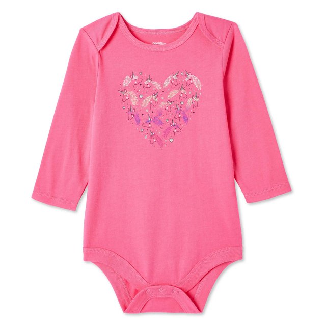 Cache-couche à manches longues George pour bébés filles