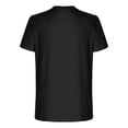 thumbnail image 4 of Pisexur T Shirts for Man , Hommes Imprimé Col Rond Mode Décontractée Manches Courtes Blouses Col Rond Chemises Noires, 3TG Chemises de Golf Hommes & Chemises Hommes, 4 of 6