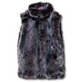 thumbnail image 1 of Widgeon Girls' Faux Fur Zip Long Sleeveless Zip Front Jacket, 1 of 2