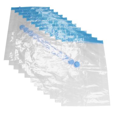 12 pcs set vacuum bag 60x40 cm storage bag sack vacuum bag,12 * vacuum compression bag,Transparent color & blue