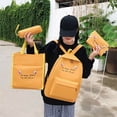 thumbnail image 4 of Campus Student Backpack Four Piece Set Student Backpack Cloth Waterproof Backpack, 4 of 8