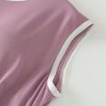 thumbnail image 4 of Timegard Camisoles pour Femmes avec Soutien-Gorge Intégré Pyjamas Hauts Sans Manches Col Ras du Cou Vêtements de Nuit Confortables Hauts Longs, 4 of 7
