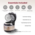 thumbnail image 2 of Cuckoo EHSS0309FG Electric Induction Heating Pressure Rice Cooker - Gold, 2 of 10