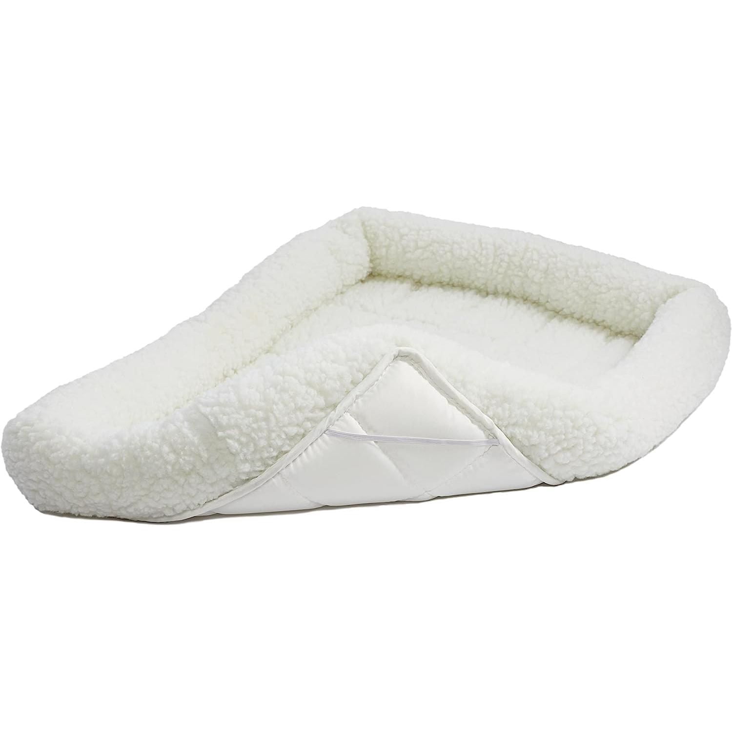 Midwest Homes For Pets Midwest Quiet Time Natural Fleece Dog Bed