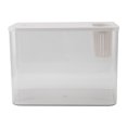 thumbnail image 2 of Petit Aquarium en Plastique Transparent pour Poissons Rouges Crevettes Betta Mini Enceinte de Bureau Déco Maison, 2 of 7