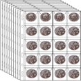 thumbnail image 1 of CUITING Coin Collection Pages for Collectors  10 Sheets/ 300 Pockets  Holder Album Book Sleeves Collecting Binder Protectors for Coin Stamp Currency Collection, 1 of 7