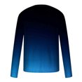 thumbnail image 4 of Meichang T-Shirt à Manches Longues pour Homme, T-Shirts Graphiques pour Homme Décontractés à Imprimé Dégradé 3D, T-Shirts Fantaisie à Col Rond Confortables à Manches Longues pour Homme, 4 of 5