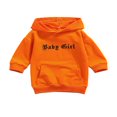 thumbnail image 1 of MesaSe Robe à Capuchon pour Bébés Filles, Imprimé de Lettres, Manches Longues, Chandail à Enfiler, Mini-Robe Droite, 3-4 Ans, 1 of 6