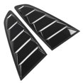 thumbnail image 4 of Rear Side Window Louvers Trim,2pcs Rear Side Window Side Window Vent Scoop Louver Air Vent Scoop Shades Cover Sturdy Construction, 4 of 5