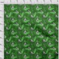 thumbnail image 4 of oneOone Cotton Poplin Green Fabric Tropical Sewing Material Print Fabric By The Yard 42 Inch Wide, 4 of 5