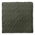 thumbnail image 4 of Bimba Green Alphabet Text Printed Pure Silk Scarf For Hair Neck Head Bandanas For Women 40 x 40 Inches, 4 of 6
