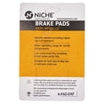 thumbnail image 4 of Niche Semi-Metallic Brake Pad Set for Kawasaki Ninja ZX6R Motorcycle MK1002555, 4 of 8