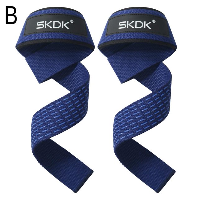 1 Paire de Courroies de Musculation Ceinture Gym Soutien du Poignet Levage Entraînement de Poids R8J1