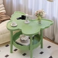 thumbnail image 4 of Birdeem Table Papillon, Table d'Appoint Portable avec Tablette de Rangement, Conception Multifonctionnelle à 2 Niveaux pour Salon, Chambre, Bureau, 4 of 9