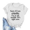 thumbnail image 2 of EQWLJWE Chemises pour Femmes Liquidation Femmes Manches Courtes Décontracté T-Shirt Décontracté pour Femmes Drôle à Lettres Imprimées Col Rond Manches Courtes Hauts Blouse T-Shirt, 2 of 3
