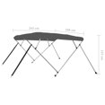 thumbnail image 4 of vidaXL Bimini 4 Arcs Anthracite 243x196x137 cm, 4 of 5