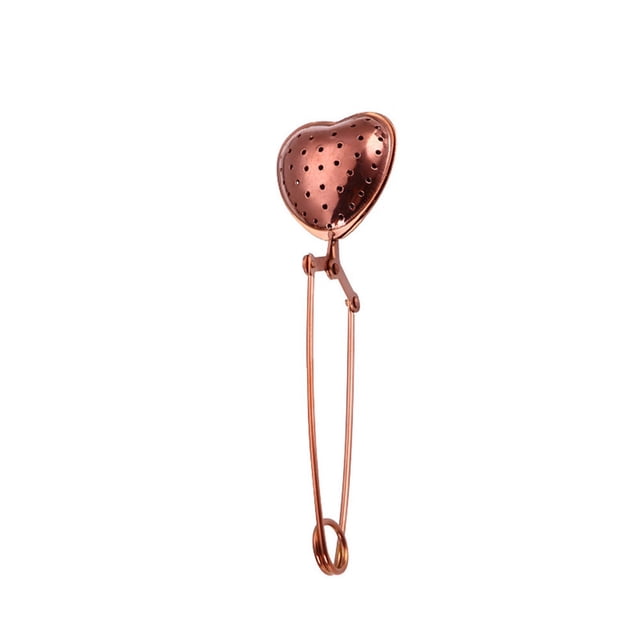 Passoire à Thé en Acier Inoxydable en Forme de Cœur Pratique à Pression Maille en Acier Inoxydable Infuseur de Boules de Thé Passoire à Thé en Acier Inoxydable Infuseur à Thé en Acier Inoxydable Écran à Maille en Acier Inoxydable