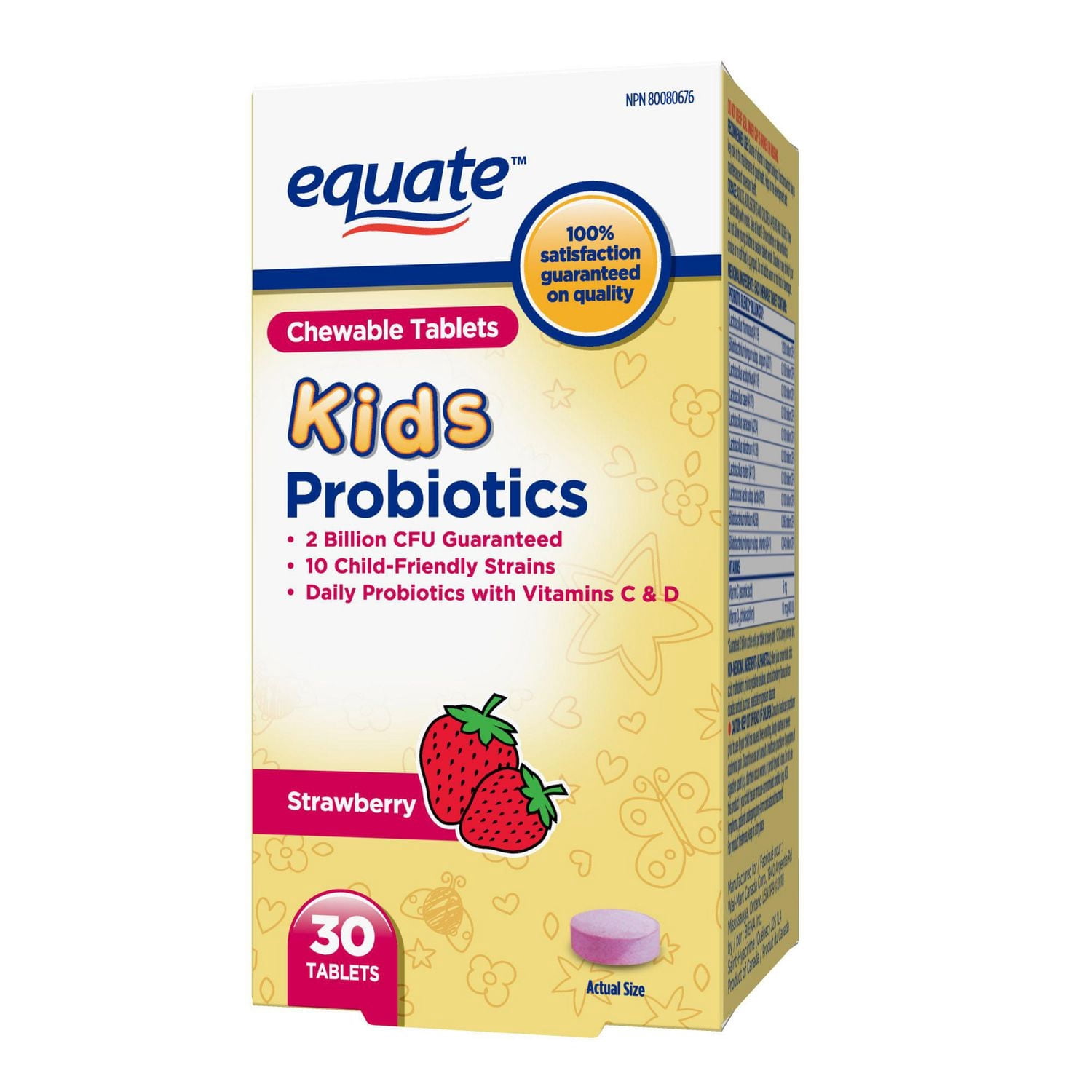 Probiotiques pour Enfants avec vitamines C et D