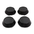 thumbnail image 1 of Unique Bargains 4 Pcs 65mm Dia 4 Clips Car Wheel Tyre Center Hub Caps Covers Protector Black, 1 of 4