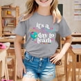 thumbnail image 2 of TZEWGL T-Shirts For Child Back To School Season Printed Short Sleeve Crewneck Clothes For Baby size 2-4T, 2 of 4