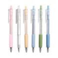 thumbnail image 1 of amdohai Gel Ink Pens, Retractable, with Refillable, Fine Point, 0.5mm, Black Ink, 6 Count, 1 of 8