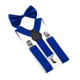 thumbnail image 1 of lionlar Kids Suspenders Bow Adjustable Y Back Brace for Wedding Dance Costume Blue, 1 of 9