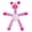 Pink, variant on Aggressive Chewers Indestructible Chew For Squeaky, Chew For Teething Stuffed Animal For Small Medium